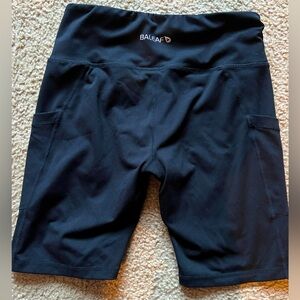 Baleaf Waist Tummy Control Biker Shorts With Pockets Size M